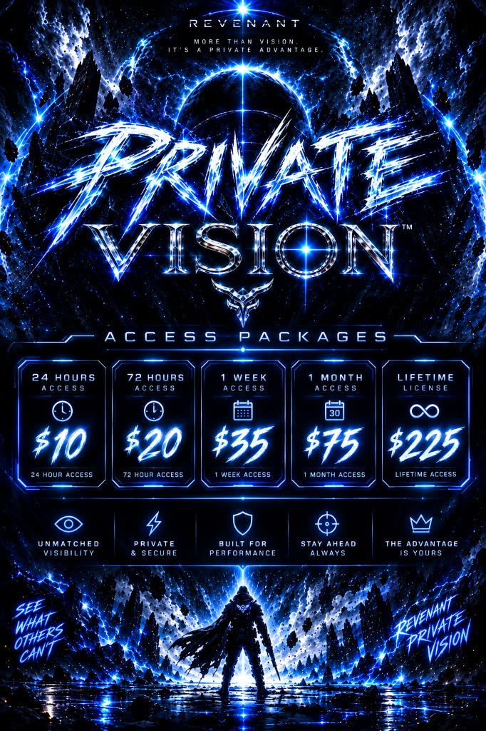 Revenant Private Vision Access Packages Official Artwork